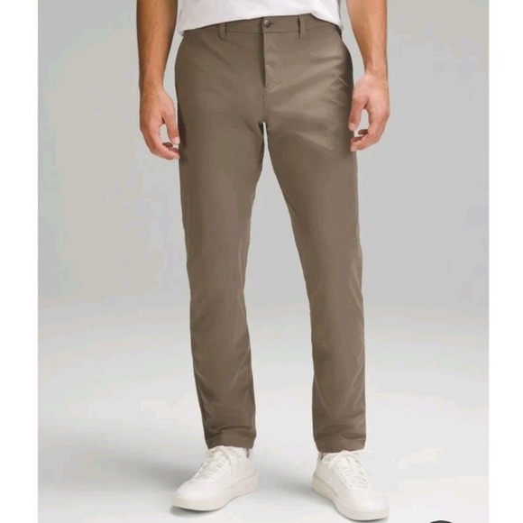 Lululemon Men's ABC Classic-Fit Warpstreme Trouser Sheer Nomad 38X30 M5AO5S